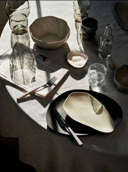 Stoneware Dinner Plates |  Antique Grey