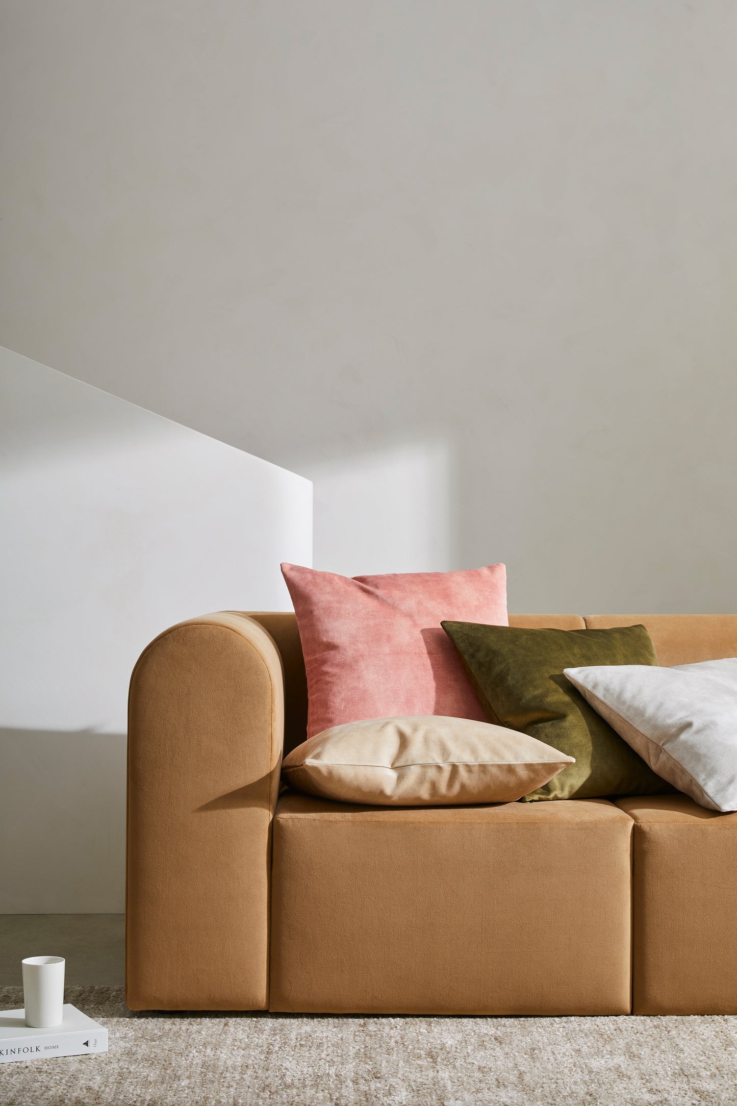 Velvet Cushion | Nougat