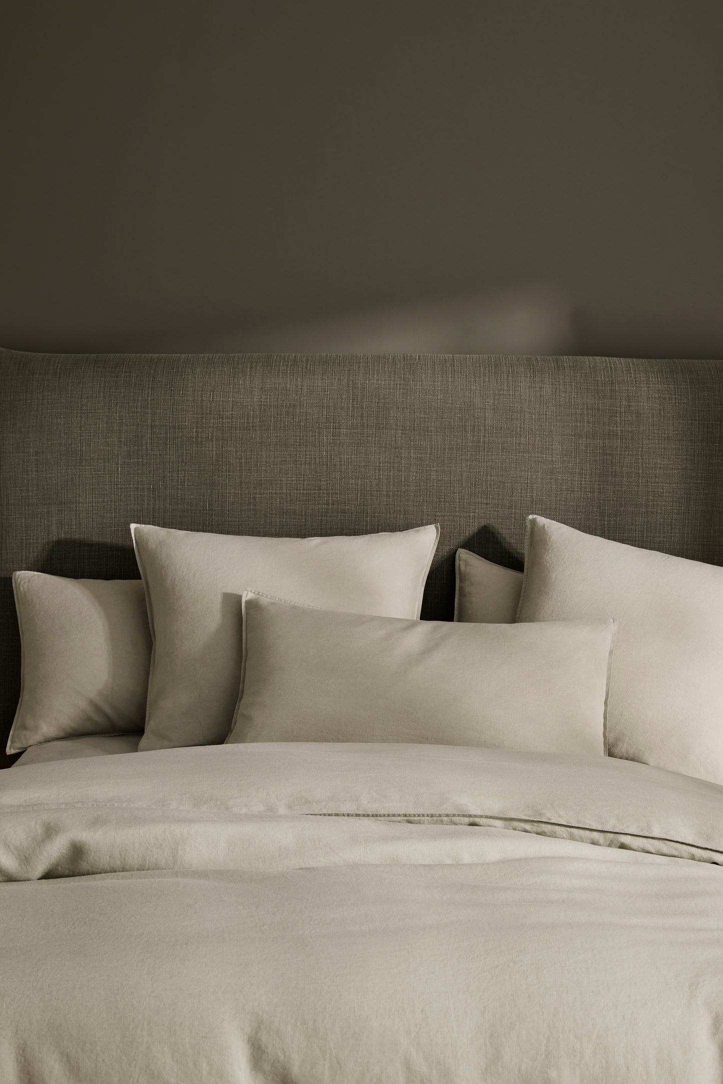 French Flax Linen Sheet Set | Soft Taupe