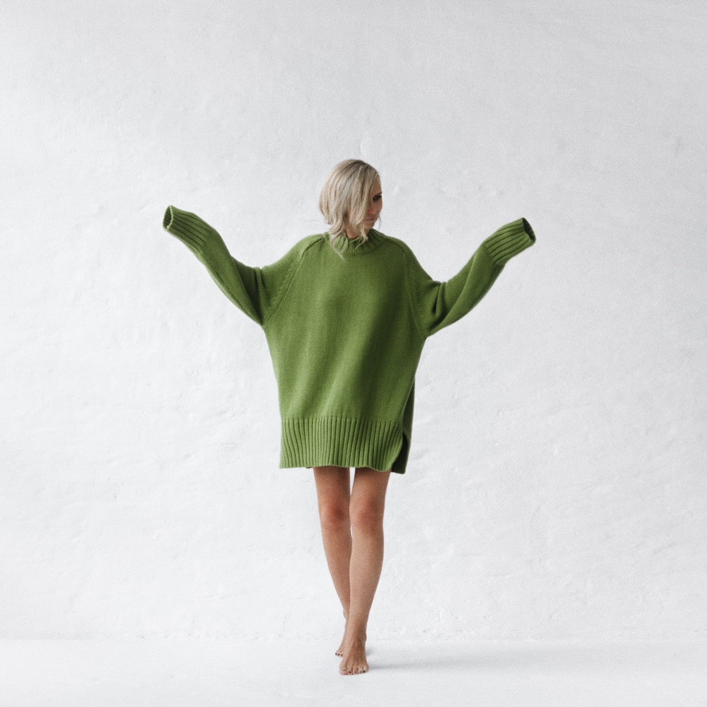 Turtleneck Sweater | Green