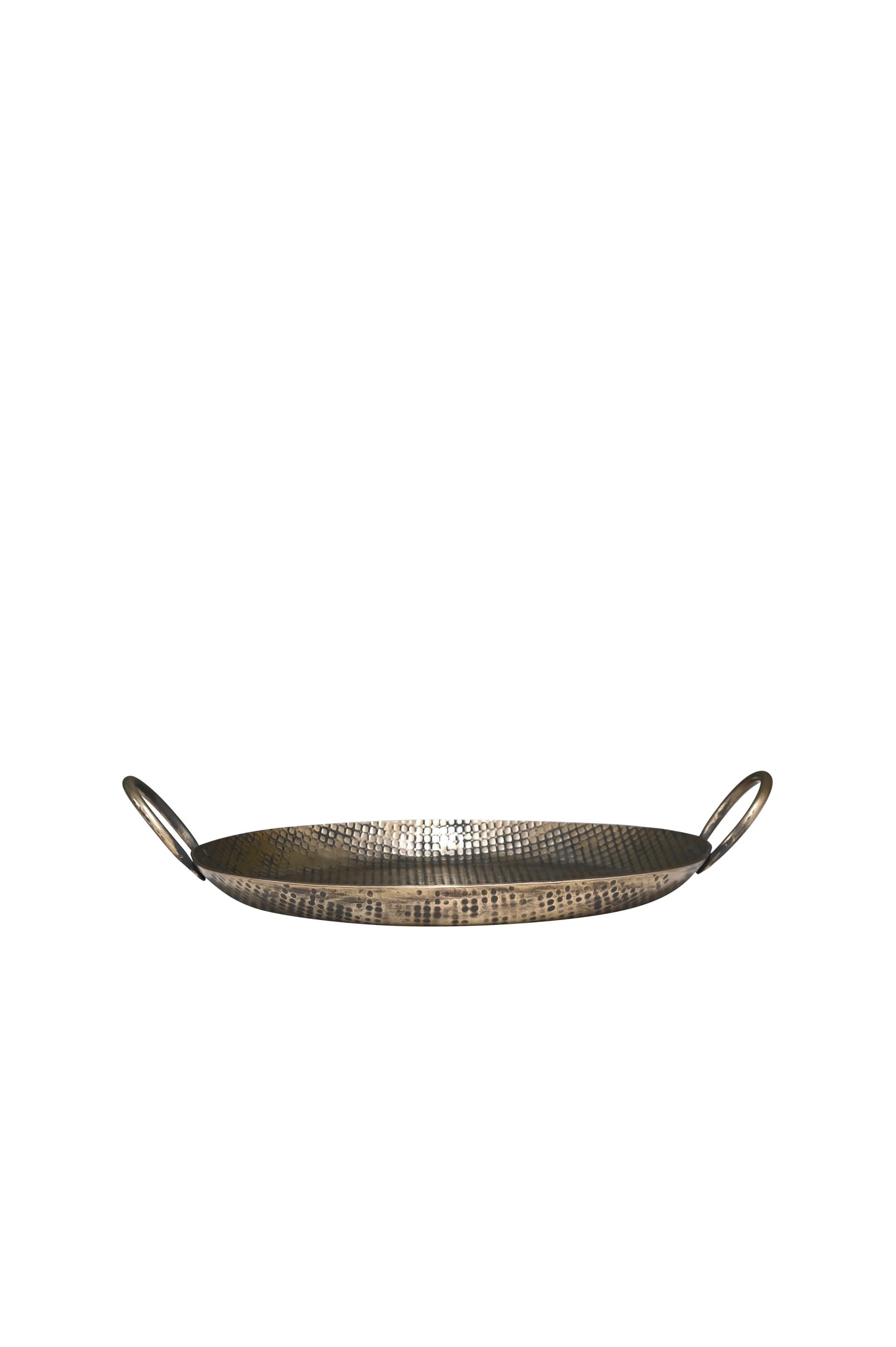 ANKARA Tray with Handles - Vintage Brass