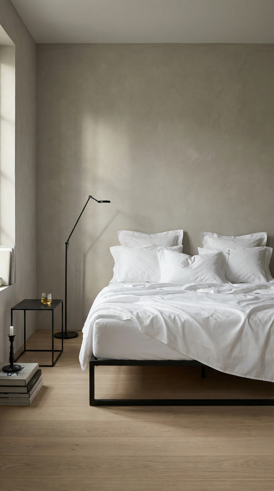 Premium SUPIMA® Cotton Percale Sheet Set | Made in Italy