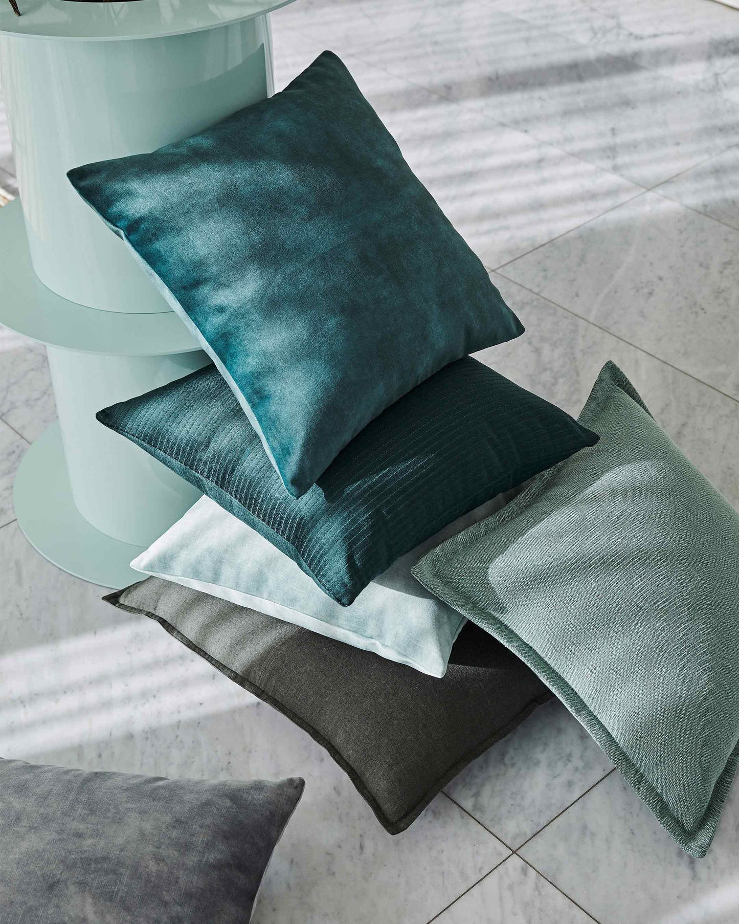 Velvet Cushion | Coal