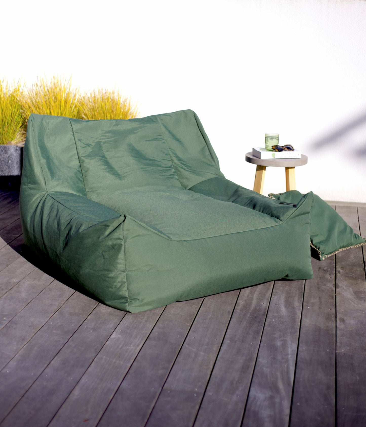 Outdoor Bean Bag Lounger - Olive