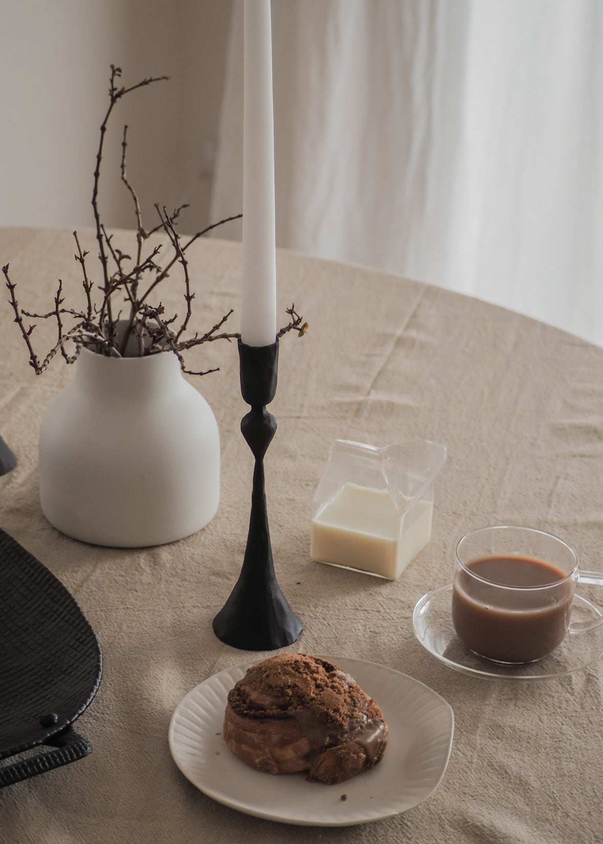 BROSTE Candle Taper | White