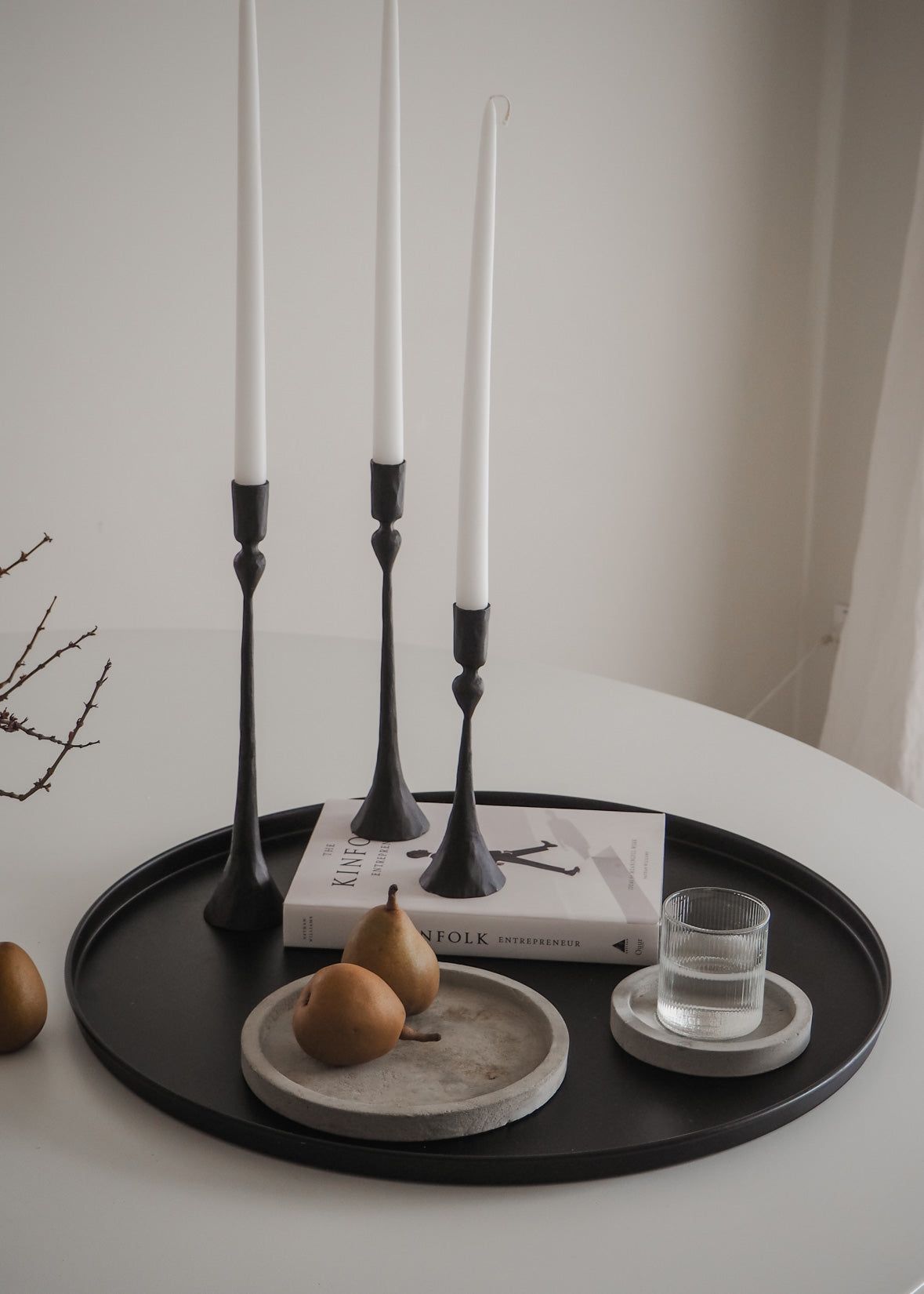 BROSTE Candle Taper | White