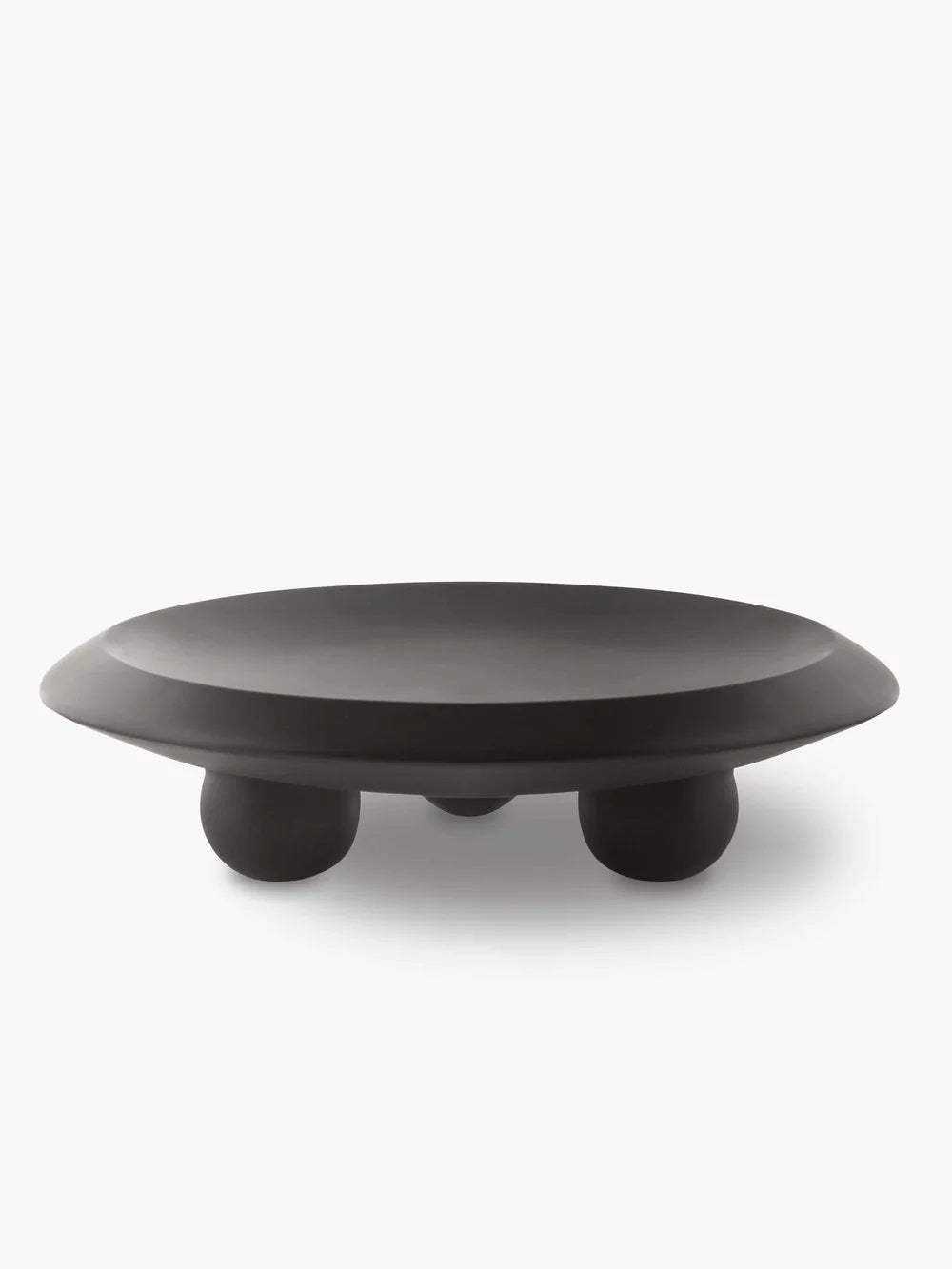 Hand-crafted Stone Pedestal | Black