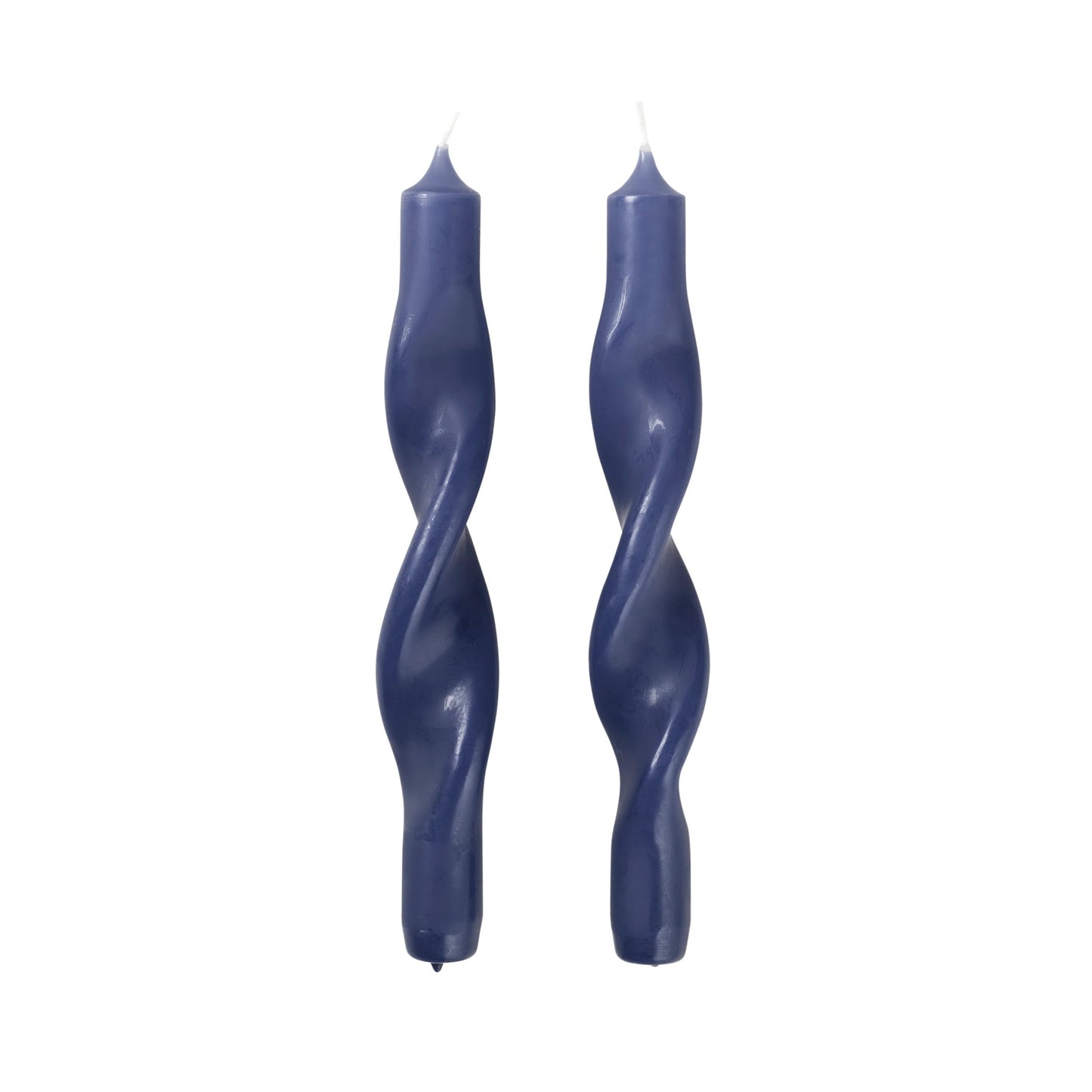 Twist Candles | Blue