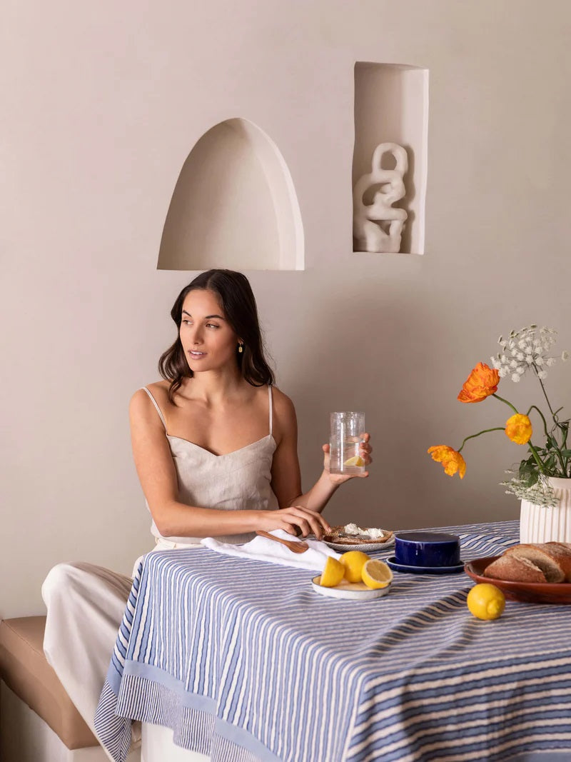 Linen Tablecloth | Algarve Ocean