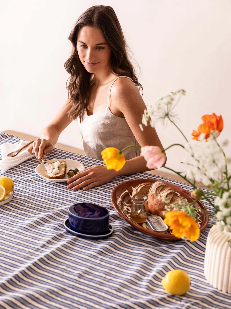 Linen Tablecloth | Algarve Ocean