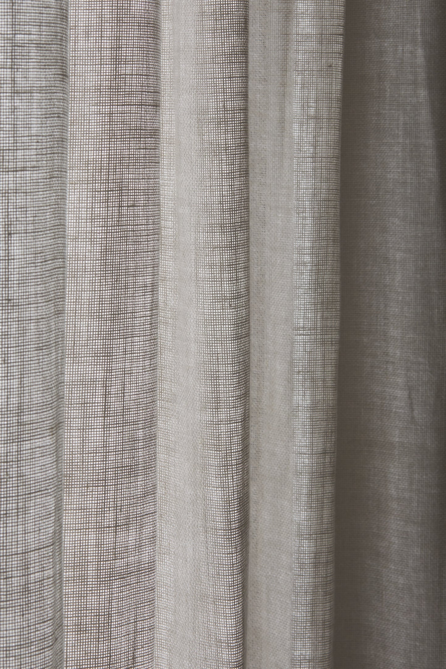 Sheer Linen Curtains - Box pleat