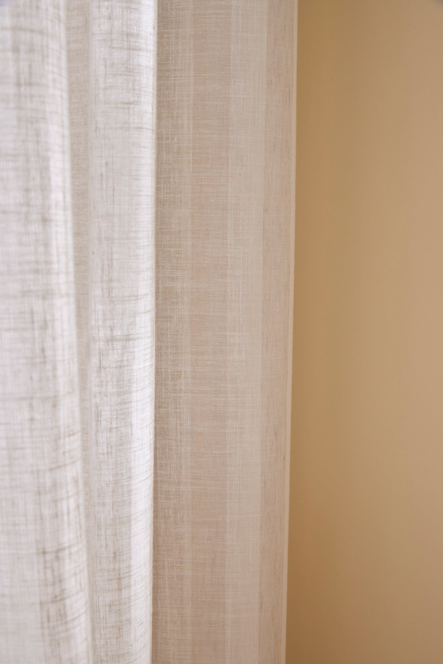 Stripe Linen Sheer Curtains