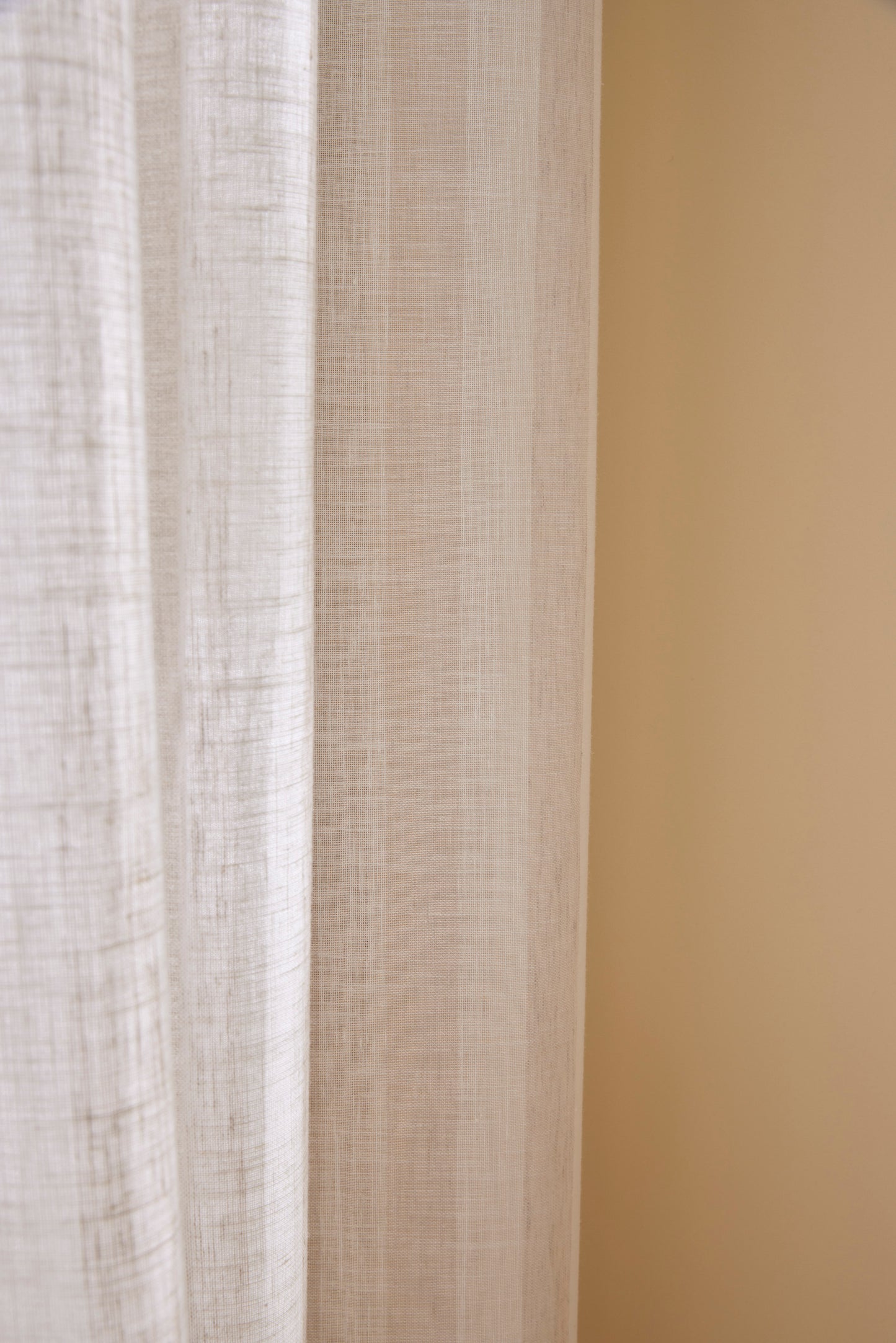 Stripe Linen Sheer Curtains