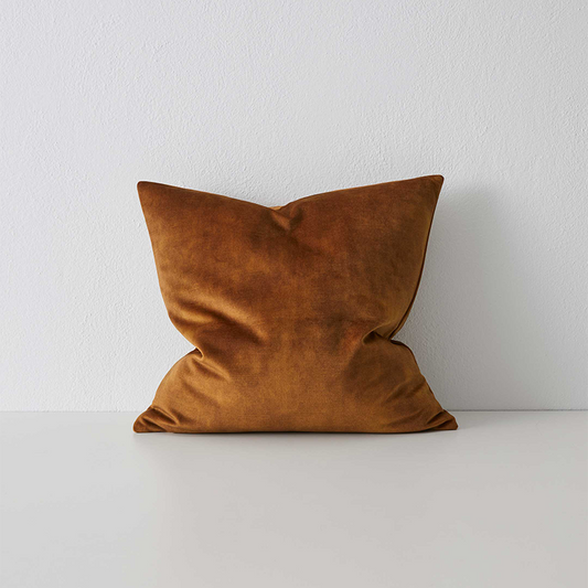 Velvet Cushion | Ochre