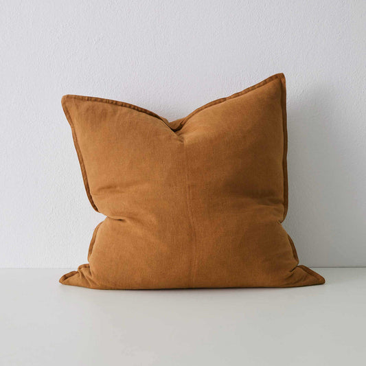 Linen Euro Cushion — Spice