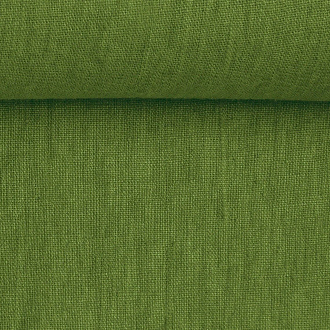 Linen Fabric in Clover