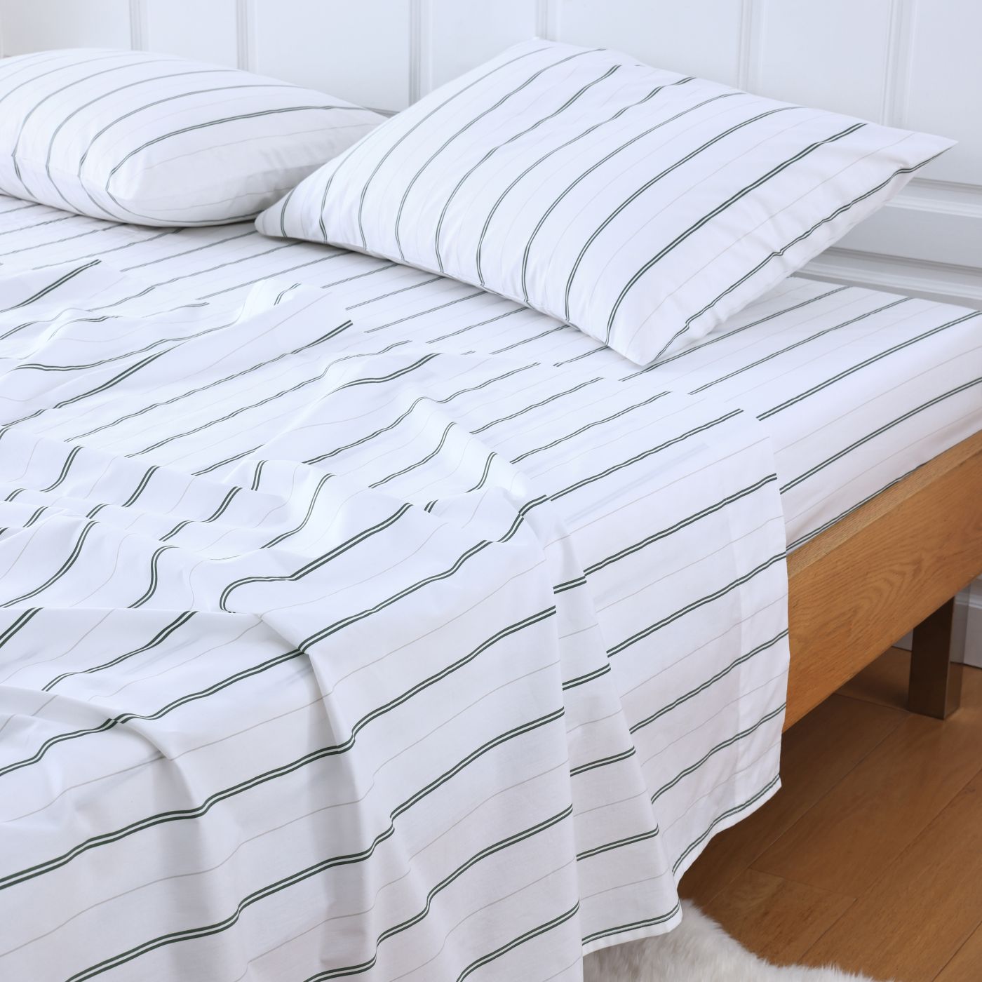 Cape Cod Stripe Sheet Set – Leaf