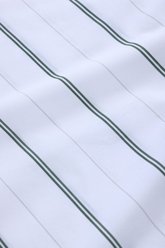 Harbour Stripe Sheet Set | Leaf