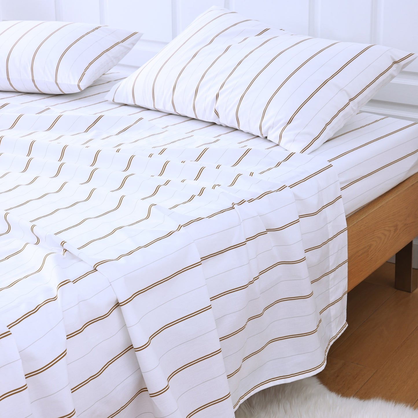 Cape Cod Stripe Sheet Set – Ochre