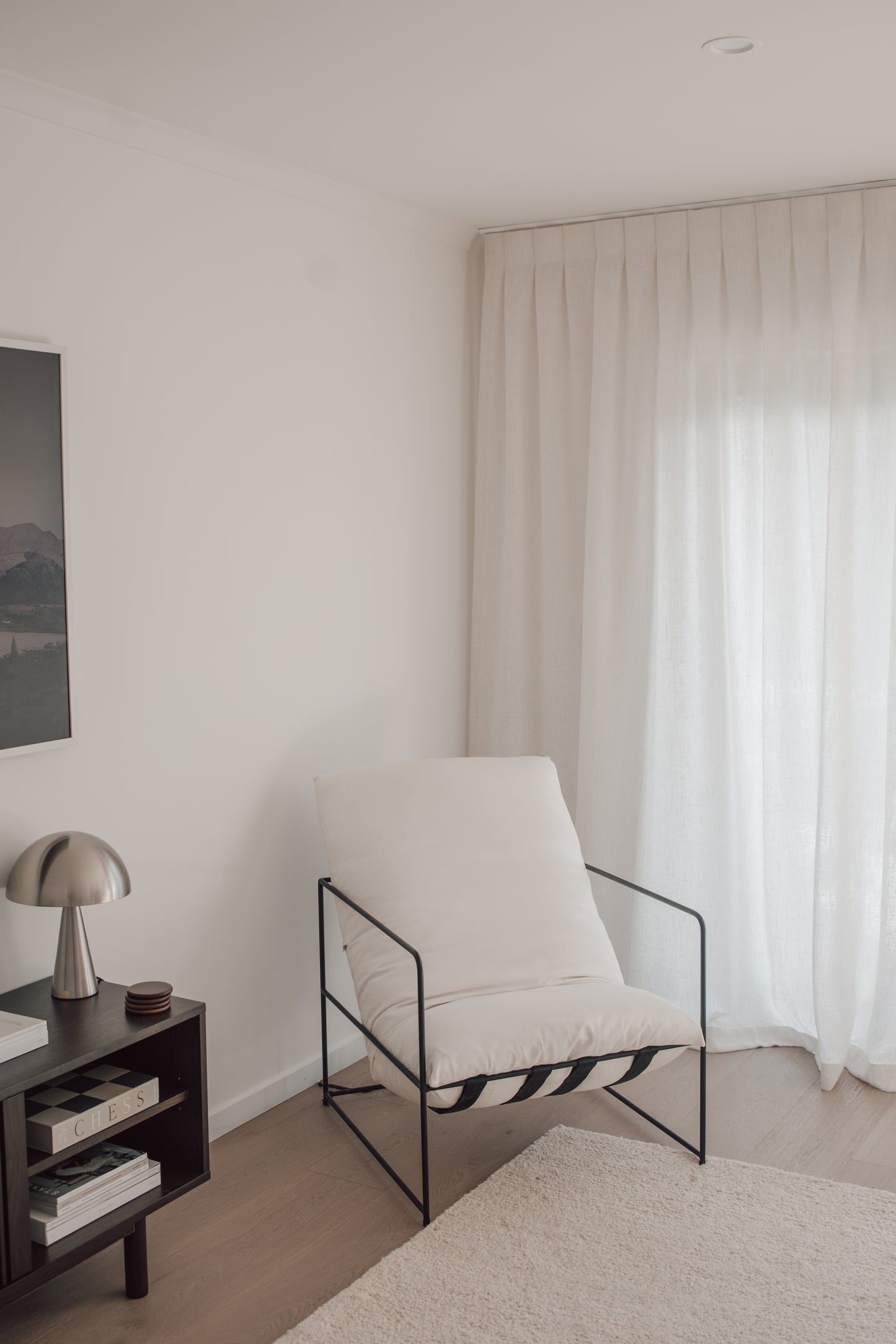 Chalk Sheer Curtains