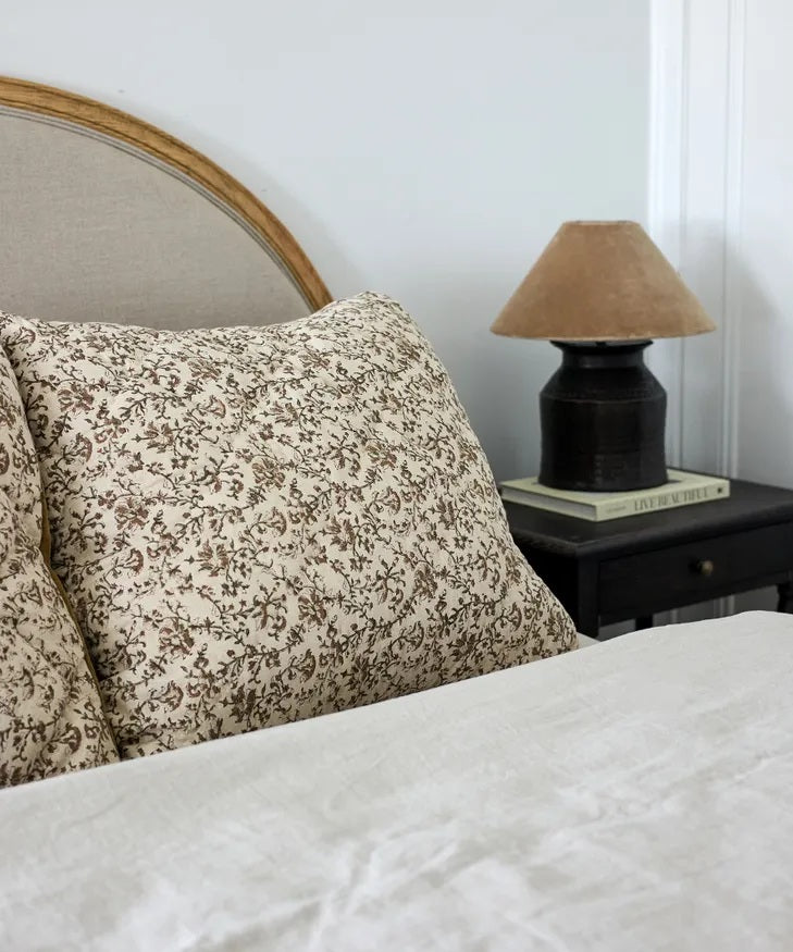 Lilibeth Handblock Quilt – Olive Velvet