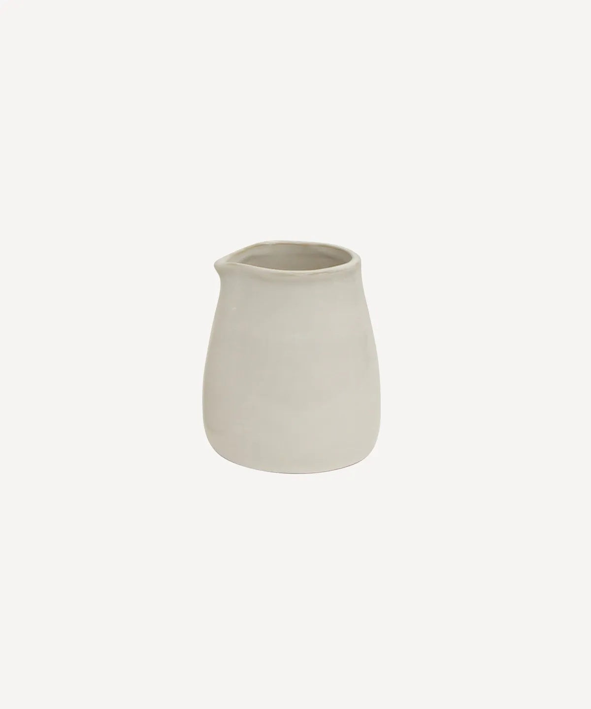 Rustic Stoneware Milk Jug | Off White