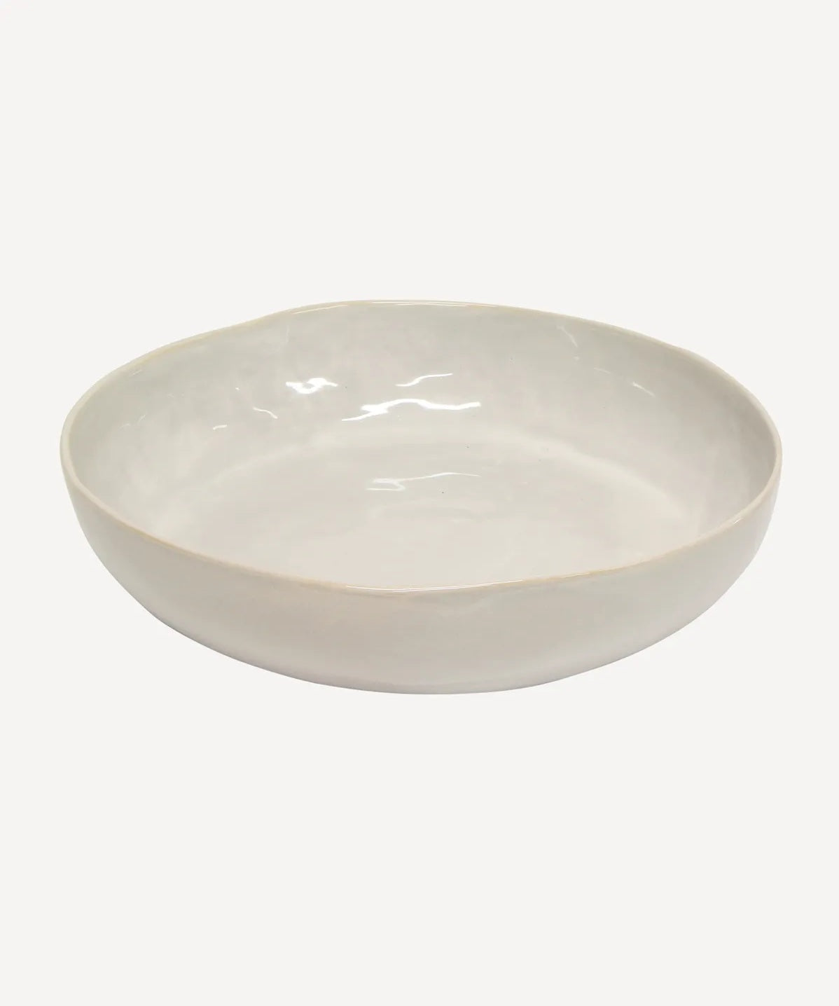 Rustic Stoneware Large Serving Bowl | Off White | 30cm