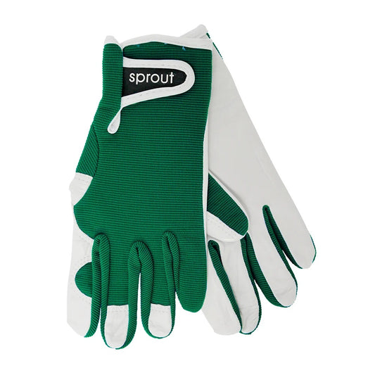 Goatskin Gloves Pine Green