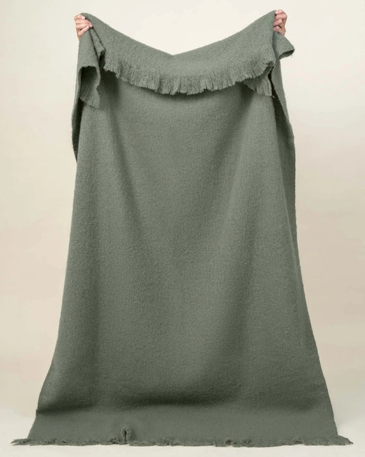Hyde Wool Throw | Oregano - Made in New Zealand