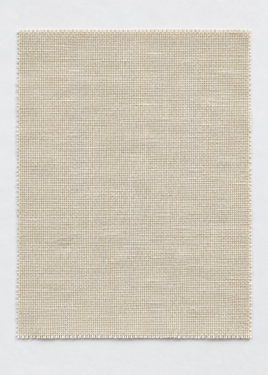 Heavy Linen Bed Cover | Ivory