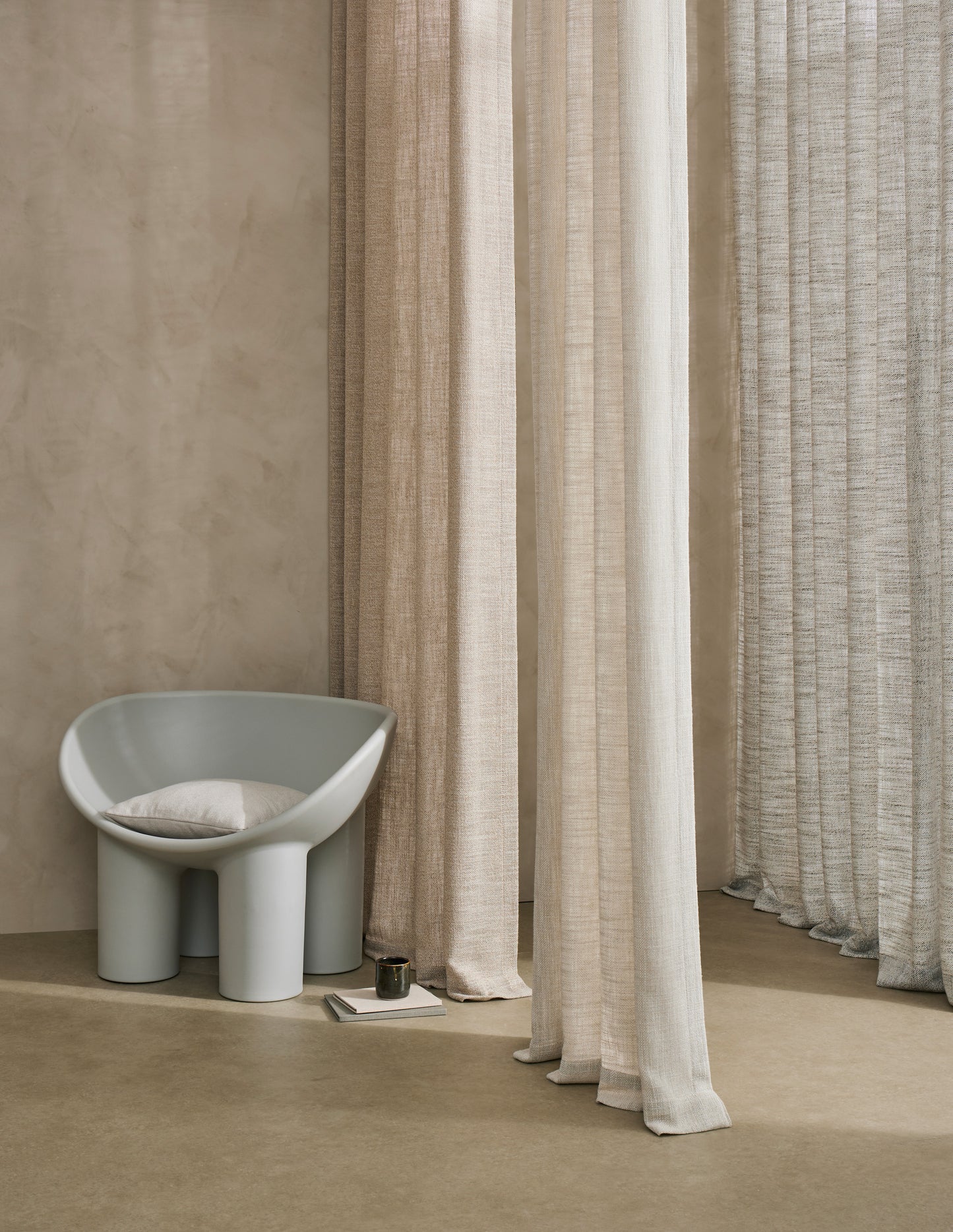 Woven Texture Linen Curtains