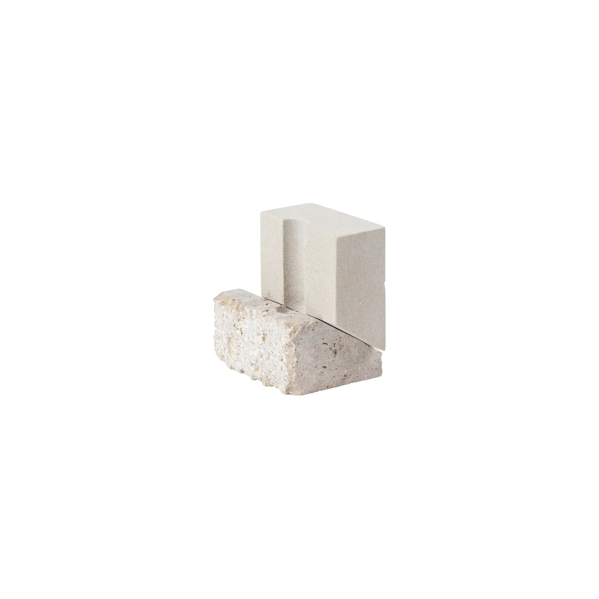 Travertine Candle Holder