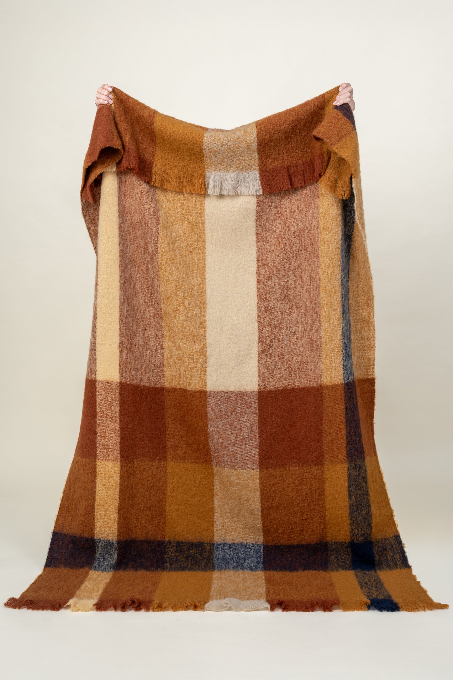 Kinloch Wool Throw | Spice | Made in New Zealand