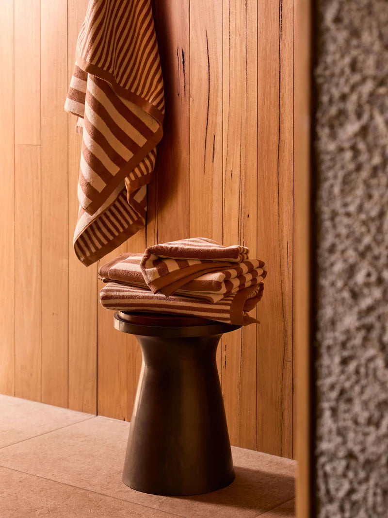 Raye Towels | Terracotta