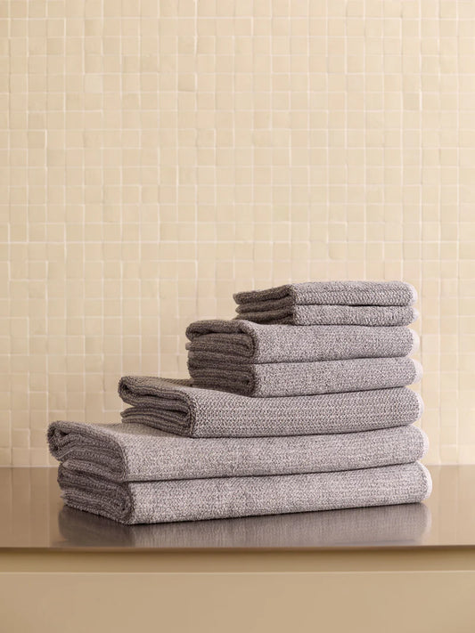 Tweed Towels | Grey