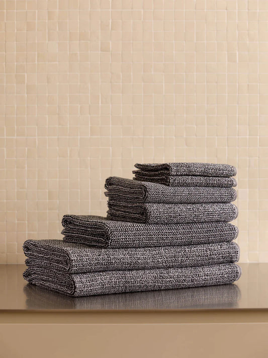 Tweed Towels | Coal