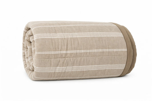 Lake House Quilt in Taupe
