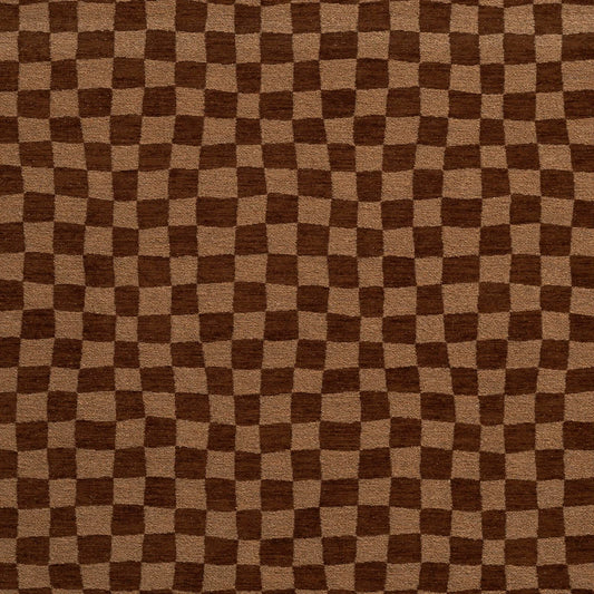 Brown and beige checkered pattern