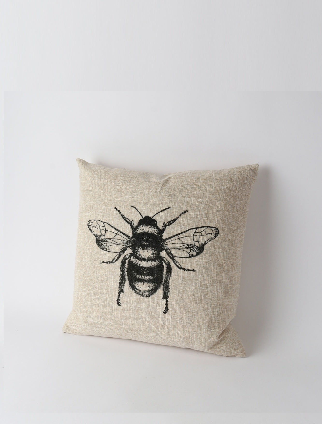 Bee Cushion - Oatmeal