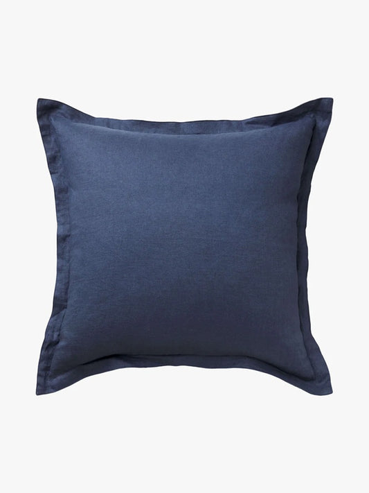 Pure Linen Cushion - Indigo