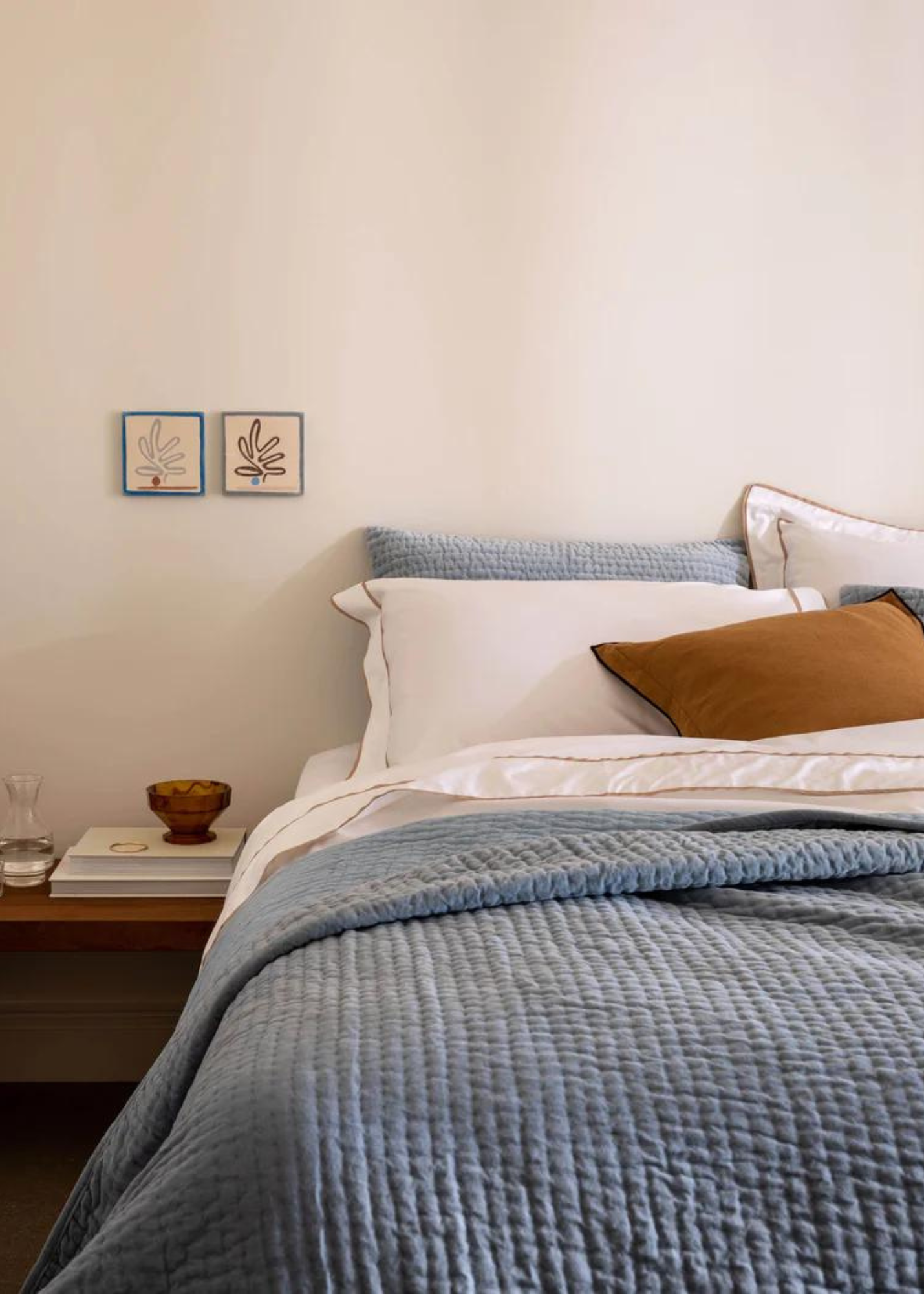 Velvet Pillowcases | Sky