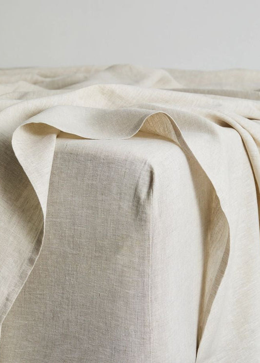 Élan Airo-Washed Linen Sheets | Made in NZ | Limestone