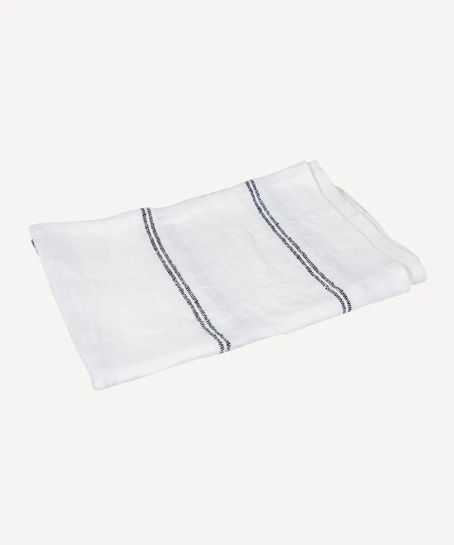Woven Linen Tea Towel – French Stripe