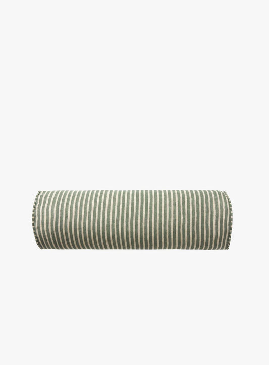 Linen Bolster Cushion | Jade