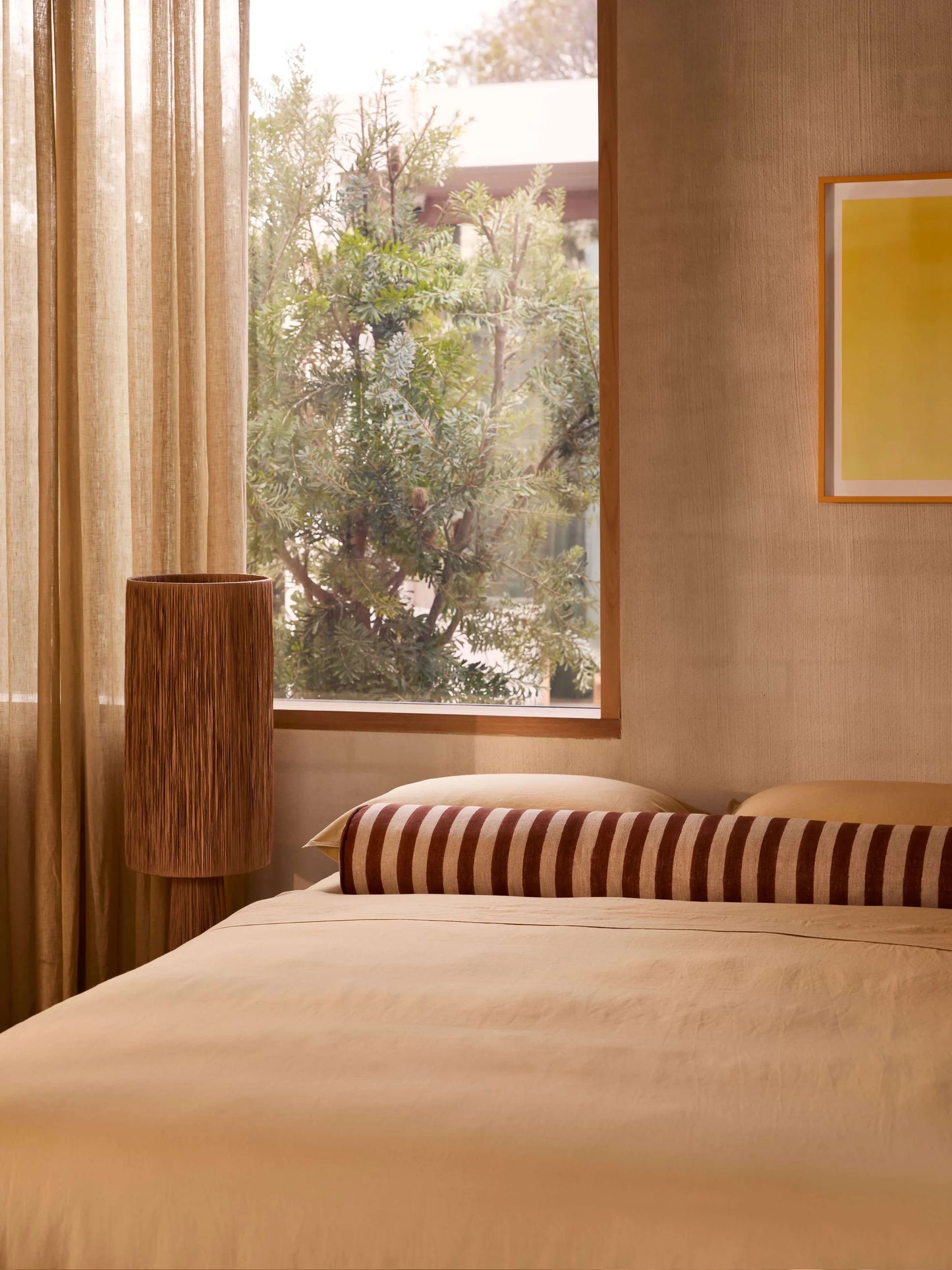 Linen & Cotton Duvet Cover Set - Pear