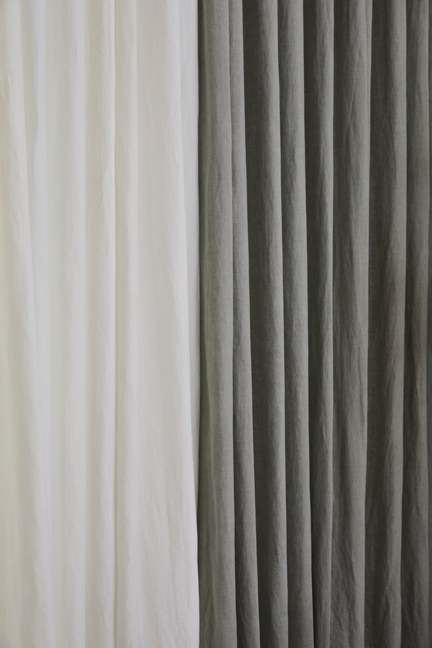 Linen Curtains - Box pleat