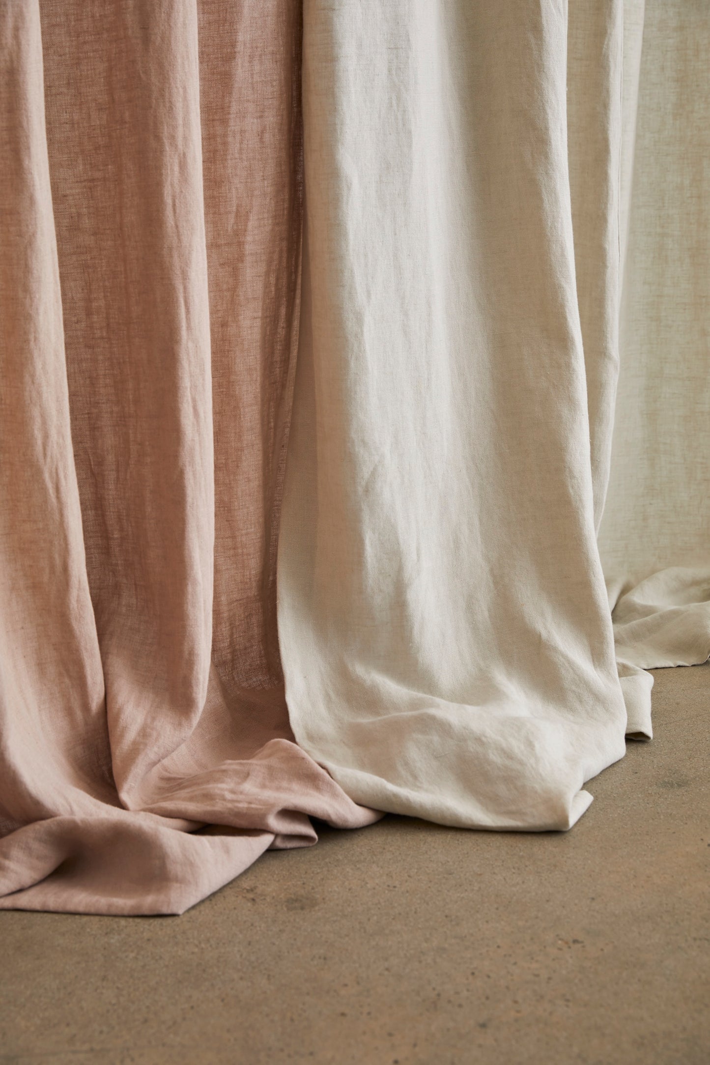 Linen Curtains - York pleat