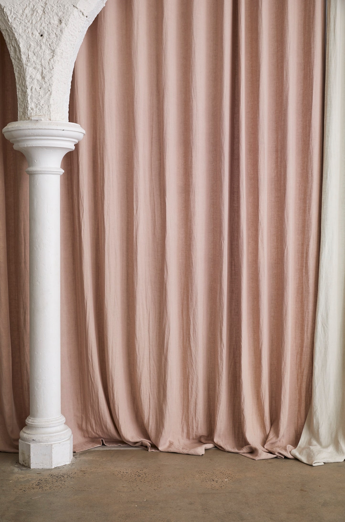 Linen Curtains - York pleat