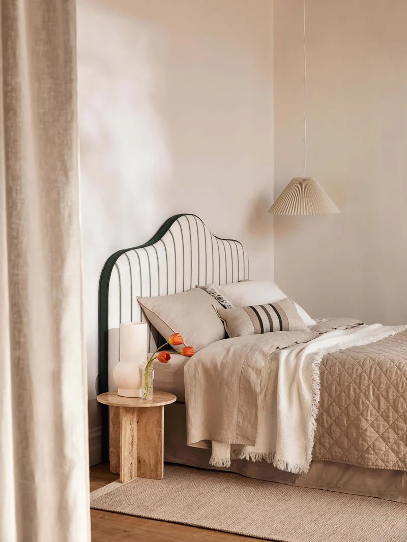 Pure Linen Throw |  Chalk