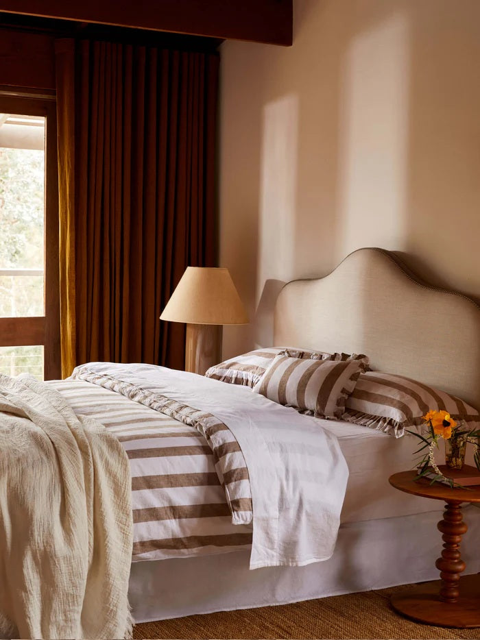 Pure Linen Throw |  Chalk